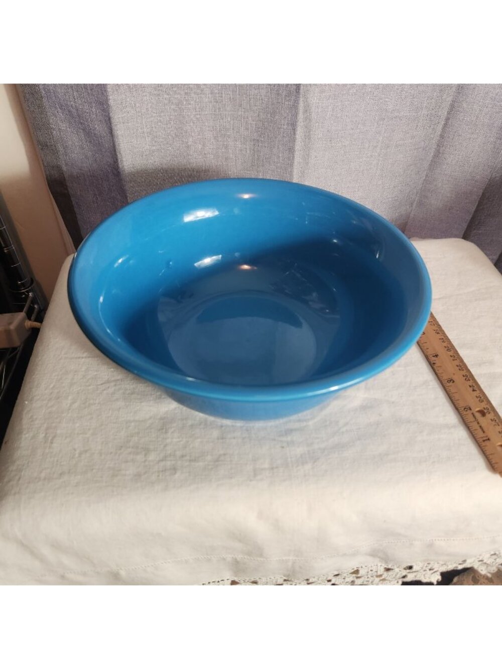 Fiesta HLC USA Peacock Blue Betty Bowl 8.5" Retired Vintage Serving Dish